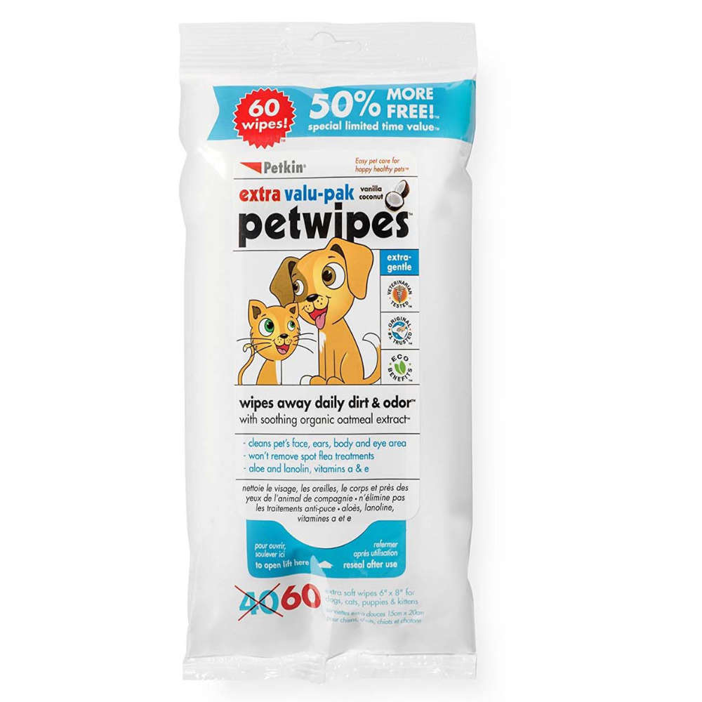 PETKIN VALU WIPES 60