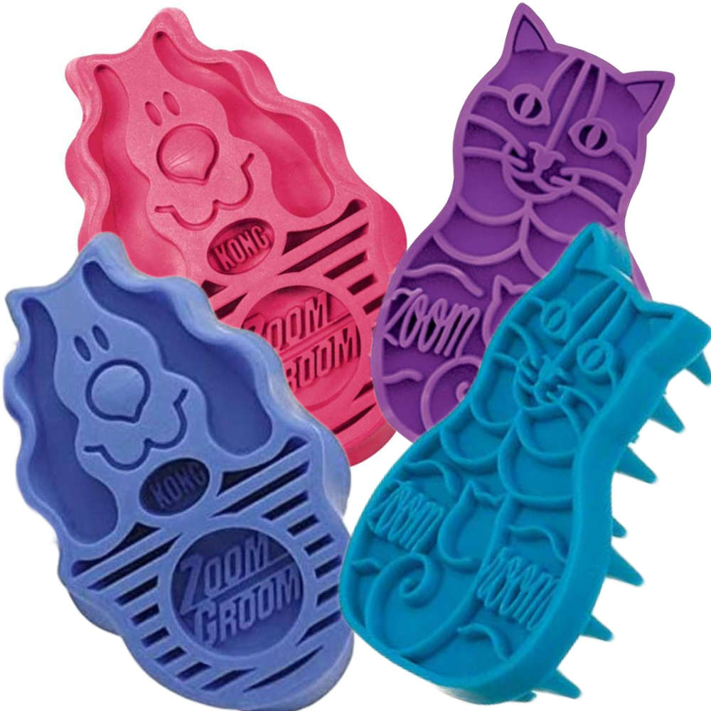 Kong Zoom Groom Cat Dog Sales 4 Tails