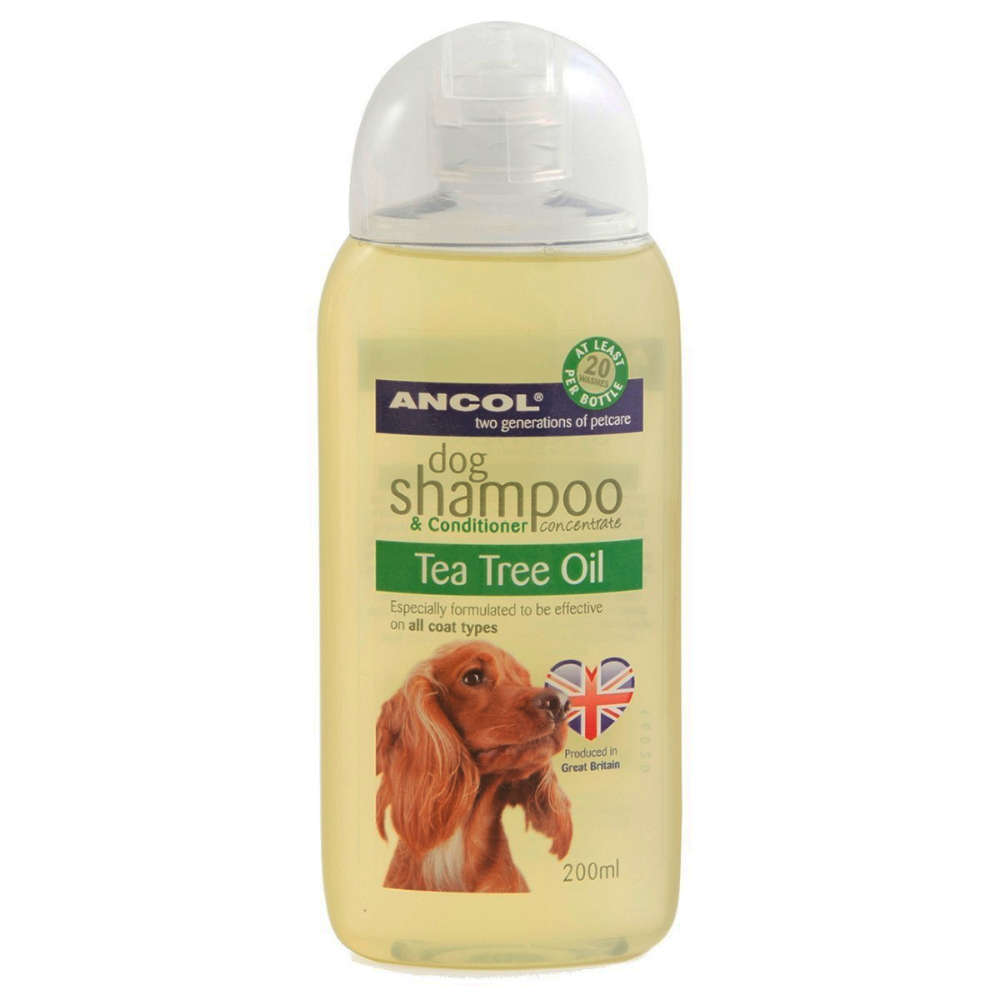 ANCOL Tea Tree Oil Dog Shampoo & Conditioner 200ml Sales 4 Tails