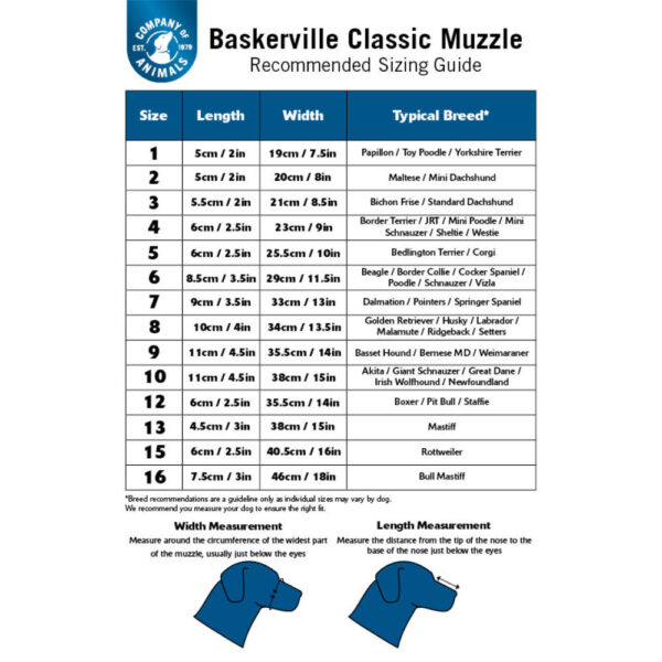 baskerville measurements