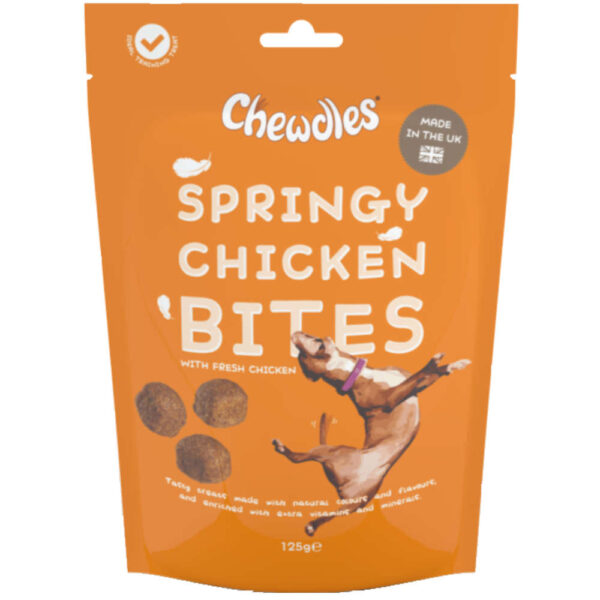 chewdles springy chicken bites