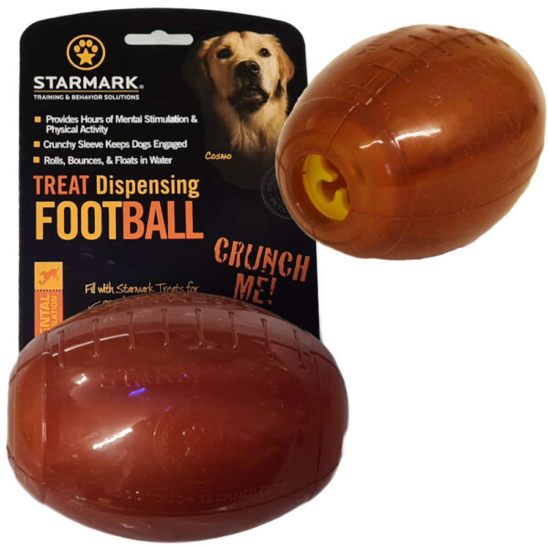 starmark treat dispensing football