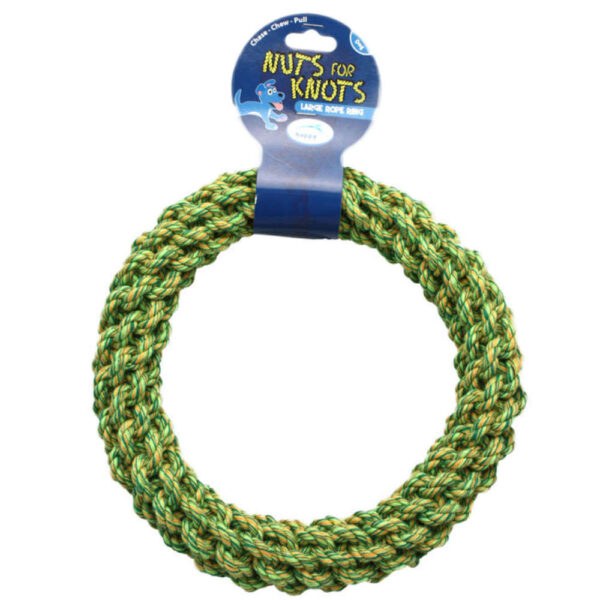 happypet rope ring green