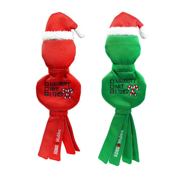 kong holiday flatz dog toy