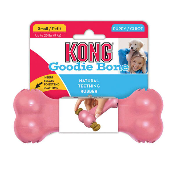 KONG PUPPY GOODIE BONE PINK