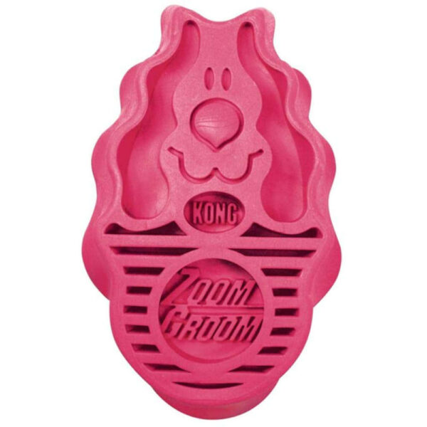 zoom groom pink dog